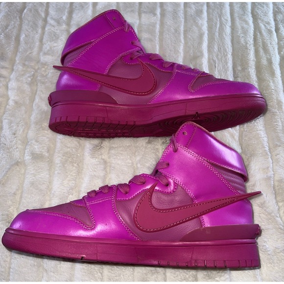 Nike Other - Nike Dunk High X Ambush Cosmic Fuchsia 11 Men's 12.5 Womens EUC